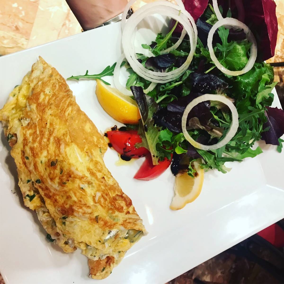 omelette à la poutine